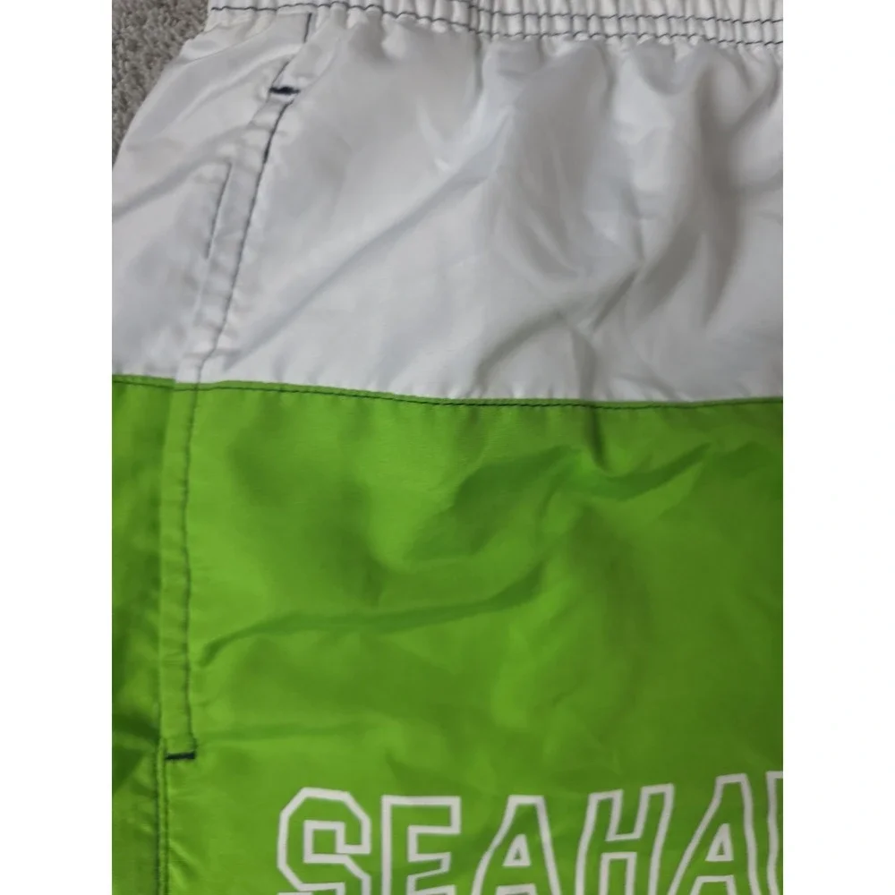 Seattle Seahawks NFL Team Apparel Extra Large Board Shorts XL Swim Trunks Men